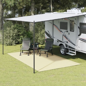 vidaXL, vidaXL Campingteppich Creme 4,5x2,5 m, vidaXL Campingteppich Creme 4,5x2,5 m