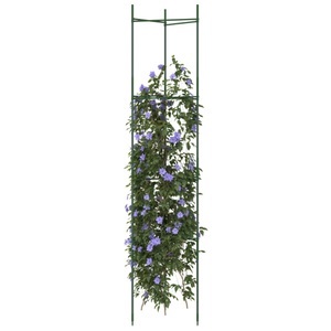 vidaXL, vidaXL Tomatenkäfige 4 Stk. 154 cm Stahl und PP, vidaXL Tomatenkäfige 4 Stk. 154 cm Stahl und PP
