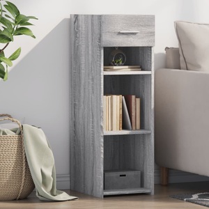 vidaXL, vidaXL Sideboard Grau Sonoma 30x42,5x93 cm Holzwerkstoff