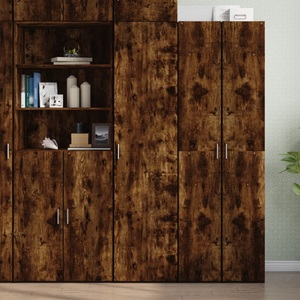 vidaXL, vidaXL Highboard Räuchereiche 45x42,5x185 cm Holzwerkstoff, vidaXL Highboard Räuchereiche 45x42,5x185 cm Holzwerkstoff