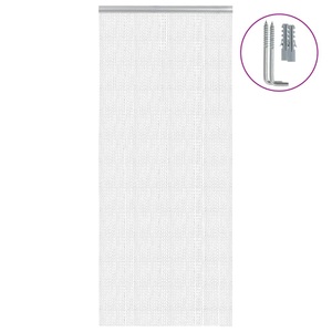 vidaXL, vidaXL Türvorhang aus Ketten 90x212 cm Aluminium, vidaXL Türvorhang aus Ketten 90x212 cm Aluminium
