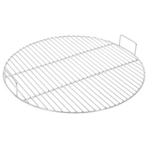 vidaXL, vidaXL Grillrost mit Griffen Rund Ø54 cm 304 Edelstahl, vidaXL Grillrost mit Griffen Rund Ø54 cm 304 Edelstahl