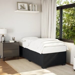 vidaXL, vidaXL Bettgestell Schwarz 90x200 cm Samt