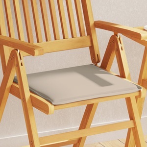 vidaXL, vidaXL Garten-Sitzkissen 4 Stk. Taupe 45x45x2 cm Quadratisch, vidaXL Garten-Sitzkissen 4 Stk. Taupe 45x45x2 cm Quadratisch