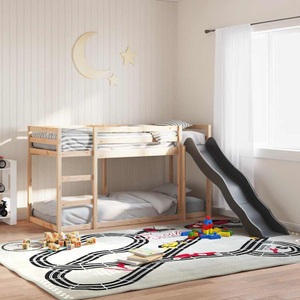 vidaXL, vidaXL Etagenbett mit Rutsche und Leiter 80x200 cm Massivholz Kiefer