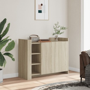 vidaXL, vidaXL Sideboard Sonoma-Eiche 100x35x75 cm Holzwerkstoff