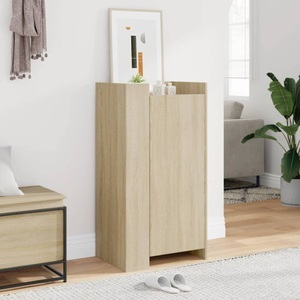 vidaXL, vidaXL Schuhschrank Sonoma-Eiche 52x37,5x100 cm Holzwerkstoff, vidaXL Schuhschrank Sonoma-Eiche 52x37,5x100 cm Holzwerkstoff