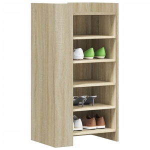 vidaXL, vidaXL Schuhschrank Sonoma-Eiche 52x37,5x100 cm Holzwerkstoff, vidaXL Schuhschrank Sonoma-Eiche 52x37,5x100 cm Holzwerkstoff