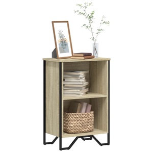 vidaXL, vidaXL Bücherregal Sonoma-Eiche 50x31x74,5 cm Holzwerkstoff