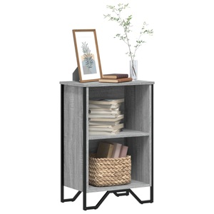 vidaXL, vidaXL Bücherregal Grau Sonoma 50x31x74,5 cm Holzwerkstoff
