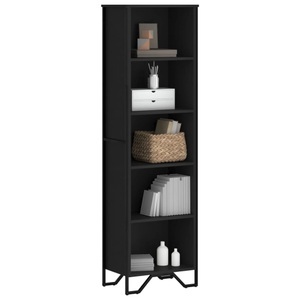 vidaXL, vidaXL Bücherregal Schwarz 50x31x169 cm Holzwerkstoff