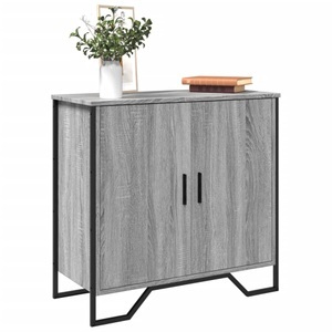 vidaXL, vidaXL Sideboard Grau Sonoma 78x35,5x74,5 cm Holzwerkstoff