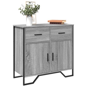 vidaXL, vidaXL Sideboard Grau Sonoma 79,5x35,5x74,5 cm Holzwerkstoff