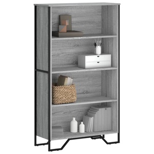 vidaXL, vidaXL Bücherregal Grau Sonoma 80x31x137,5 cm Holzwerkstoff