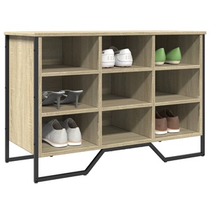 vidaXL, vidaXL Schuhregal Sonoma-Eiche 90x38x61,5 cm Holzwerkstoff