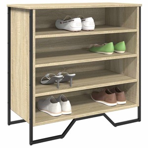 vidaXL, vidaXL Schuhregal Sonoma-Eiche 80x38x78 cm Holzwerkstoff