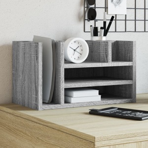 vidaXL, vidaXL Schreibtisch-Organizer Grau Sonoma 44,5x24x25 cm Holzwerkstoff