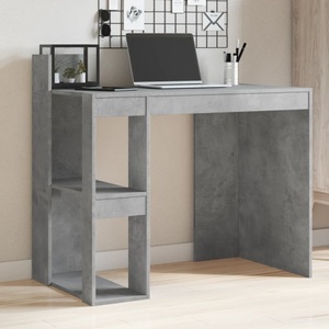 vidaXL, vidaXL Schreibtisch Betongrau 103,5x56,5x94 cm Holzwerkstoff