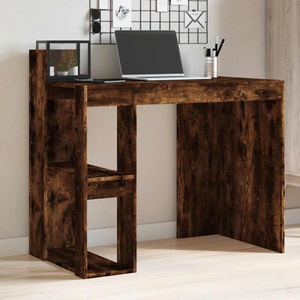vidaXL, vidaXL Schreibtisch Räuchereiche 103,5x56,5x94 cm Holzwerkstoff