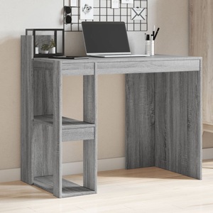 vidaXL, vidaXL Schreibtisch Grau Sonoma 103,5x56,5x94 cm Holzwerkstoff