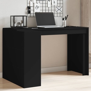 vidaXL, vidaXL Schreibtisch Schwarz 123,5x73,5x75 cm Holzwerkstoff