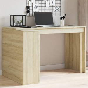vidaXL, vidaXL Schreibtisch Sonoma-Eiche 123,5x73,5x75 cm Holzwerkstoff