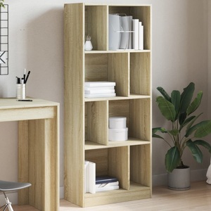 vidaXL, vidaXL Bücherregal Sonoma-Eiche 57x28,5x141 cm Holzwerkstoff