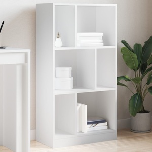 vidaXL, vidaXL Bücherregal Weiß 57x28,5x107,5 cm Holzwerkstoff