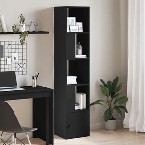 vidaXL, vidaXL Bücherregal Schwarz 40x36x189 cm Holzwerkstoff
