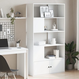 vidaXL, vidaXL Bücherregal Weiß 100x36x189 cm Holzwerkstoff