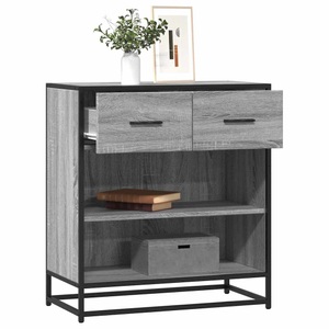 vidaXL, vidaXL Sideboard Grau Sonoma 68x35x76 cm Holzwerkstoff
