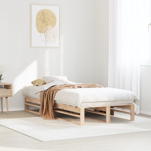 vidaXL, vidaXL Massivholzbett ohne Matratze 90x190 cm Kiefernholz, vidaXL Massivholzbett ohne Matratze 90x190 cm Kiefernholz