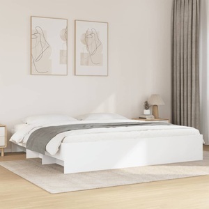 vidaXL, vidaXL Bettgestell Weiß 180x200 cm Holzwerkstoff
