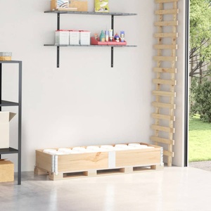 vidaXL, vidaXL Paletten-Aufsatzrahmen 150x50 cm Massivholz Kiefer