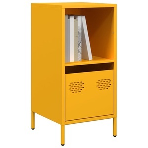 vidaXL, vidaXL Sideboard Senfgelb 35x39x73,5 cm Kaltgewalzter Stahl