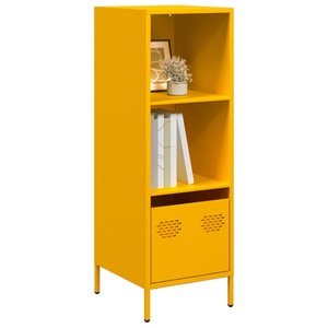 vidaXL, vidaXL Highboard Senfgelb 35x39x103,5 cm Stahl, vidaXL Highboard Senfgelb 35x39x103,5 cm Stahl