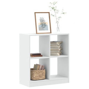 vidaXL, vidaXL Bücherregal Weiß 68,5x32x75 cm Holzwerkstoff