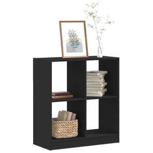 vidaXL, vidaXL Bücherregal Schwarz 68,5x32x75 cm Holzwerkstoff
