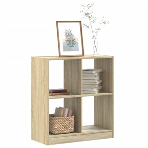 vidaXL, vidaXL Bücherregal Sonoma-Eiche 68,5x32x75 cm Holzwerkstoff