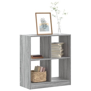 vidaXL, vidaXL Bücherregal Grau Sonoma 68,5x32x75 cm Holzwerkstoff