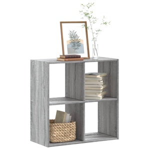 vidaXL, vidaXL Bücherregal Grau Sonoma 68,5x32x68,5 cm Holzwerkstoff