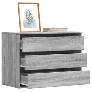 vidaXL, vidaXL Kommode Grau Sonoma 80x41x58 cm Holzwerkstoff, vidaXL Kommode Grau Sonoma 80x41x58 cm Holzwerkstoff