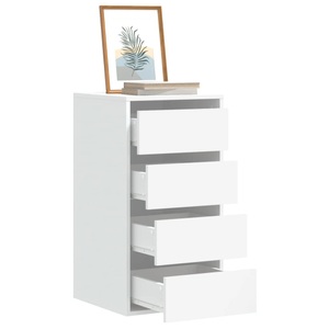vidaXL, vidaXL Kommode Weiß 40x41x76 cm Holzwerkstoff