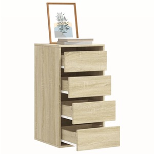 vidaXL, vidaXL Kommode Sonoma-Eiche 40x41x76 cm Holzwerkstoff
