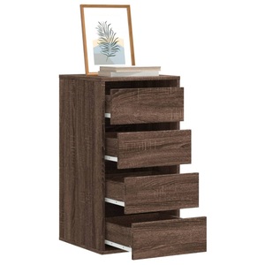 vidaXL, vidaXL Kommode Braun Eichen-Optik 40x41x76 cm Holzwerkstoff