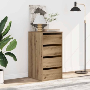 vidaXL, vidaXL Kommode Artisan-Eiche 40x41x76 cm Holzwerkstoff