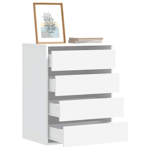 vidaXL, vidaXL Kommode Weiß 60x41x76 cm Holzwerkstoff