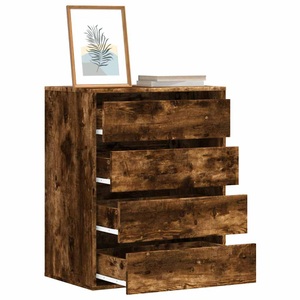 vidaXL, vidaXL Kommode Räuchereiche 60x41x76 cm Holzwerkstoff