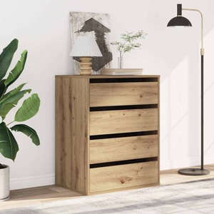 vidaXL, vidaXL Kommode Artisan-Eiche 60x41x76 cm Holzwerkstoff