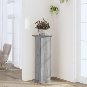 vidaXL, vidaXL Pflanzenständer Grau Sonoma 33x33x100 cm Holzwerkstoff